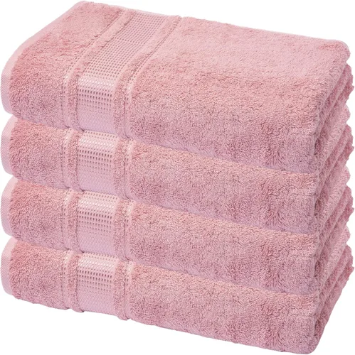 Vista 20 de Melissa Linen, Toalla de baño, 100% algodón turco para baño, toalla de ducha absorbente, de secado rápido, duradera y suave, 35 x 60 pulgadas Azul