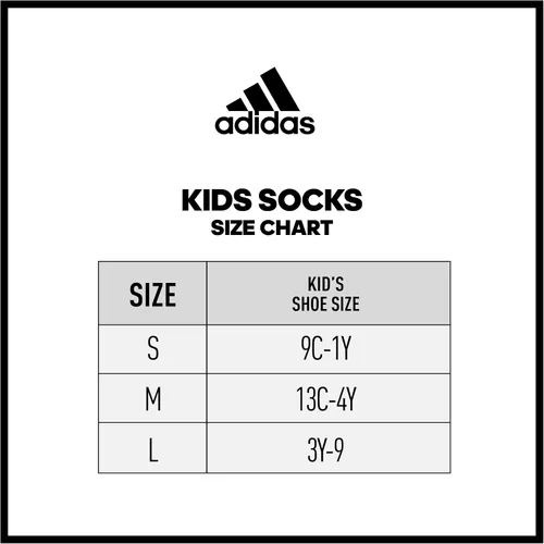 Vista 6 de adidas Calcetines Superlite para niñas y niñas 6 pares