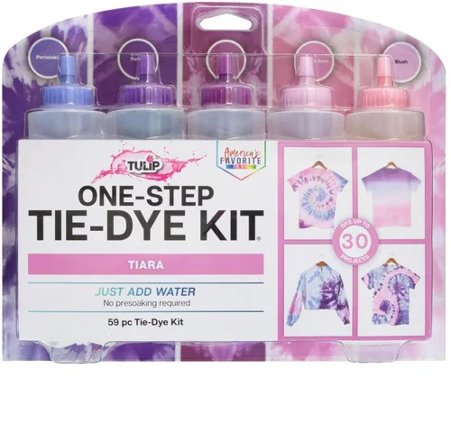 Vista 9 de Kit de teñido anudado artesanal Tulip con botella para mezclar colores, nuestros colores más vibrantes Artesano