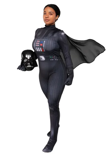 Vista 7 de Disfraz Zentai de Darth Vader para Mujer Multicolor
