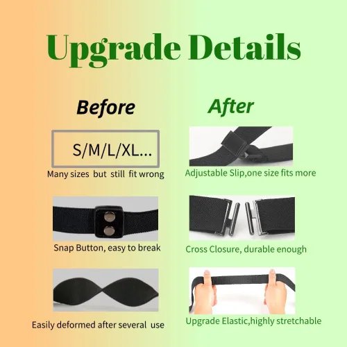 Vista 5 de Beaded Rhinestone Belt Wide Stretchy Belt for Women Dresses Negro