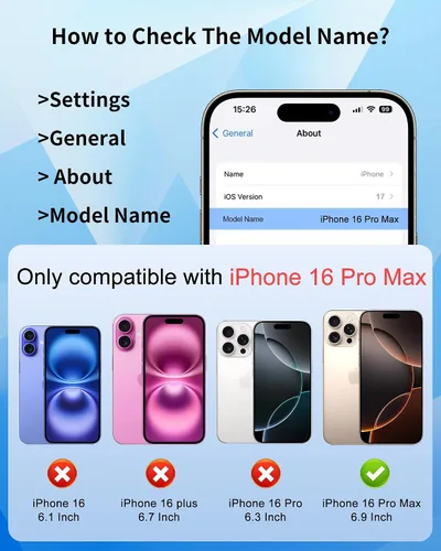 Vista 2 de Paquete de 4 protectores de pantalla de privacidad para iPhone 16 Pro Max de 6.9 pulgadas, vidrio templado para iPhone 16 ProMax, marco de luz