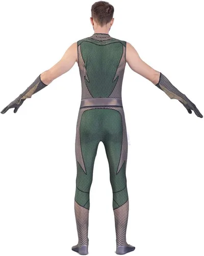 Vista 4 de MZXDY The Boys - Disfraz de cosplay The Deep Cosplay Mono A Tren, trajes de Halloween para adultos y niños