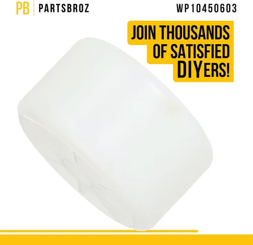 Vista 4 de PartsBroz WP10450603 - Rodillo para refrigerador compatible con Whirlpool Amana Maytag Kenmore Jenn-Air - Reemplaza AP6005220 PS11738235 10450603