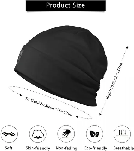 Vista 3 de Viking Celtic Wolf Fenrir - Gorro de punto fino con estampado 3D de mito nórdico