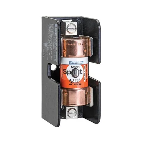 Vista 3 de Mersen AJT Amp-Trap 2000 SmartSpot Time-Delay/Class J Fusible con máxima protección de circuito, 600 VAC/500 VCC, 200 kA AC/100 kA DC, 40 amperios
