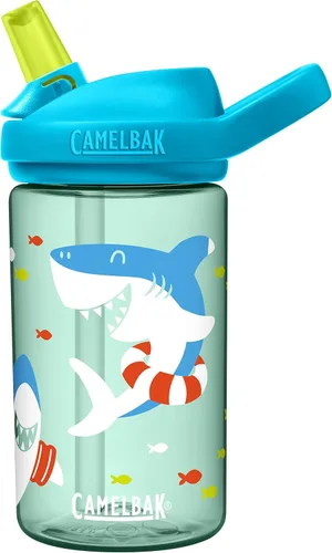 Vista 9 de CamelBak Eddy+ Kids Water Bottle with Bite Valve Straw, Leak‑Resistant Easy Sip Design for Everyday Hydration, 14oz Kids