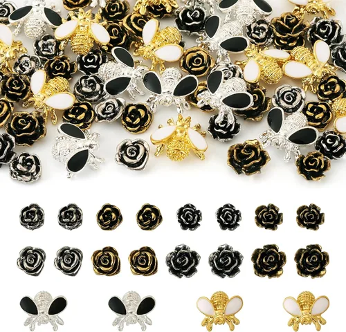 Vista 13 de Craftdady 5500 diamantes de imitación de cristal facetado de 0.079 pulgadas, 11 colores puntiagudos en la parte posterior, piedras natales