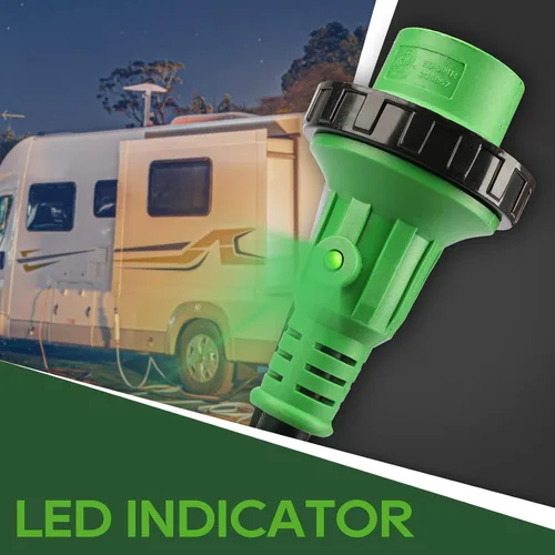 Vista 7 de RVGUARD Cable adaptador RV de 30 amperios a 110 voltios con conector