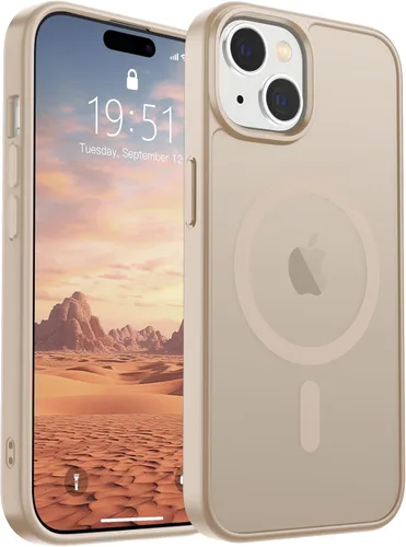 Vista 195 de SUPFINE Funda magnética para iPhone SE 2022 (3ª)/2020 (2ª), iPhone 8 (compatible con MagSafe) (protección contra caídas de grado militar), funda