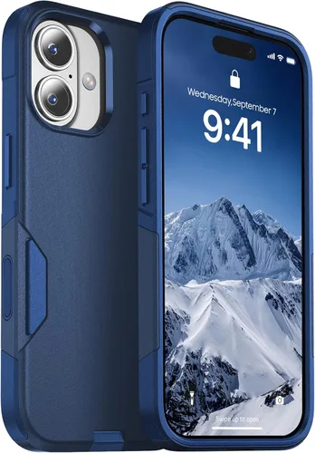Vista 17 de jaroco Funda para iPhone 13 y Funda para iPhone 14 y Funda para iPhone 15 [Protección de Servicio Pesado][Protección contra Caídas de Grado