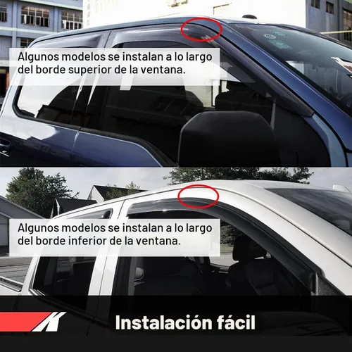 Vista 5 de Viseras de ventana protectores de lluvia para Honda Accord Sedan 94959 1998