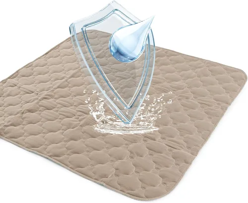 Vista 15 de Alsunny Almohadillas de orina de hospital para niños de 18 x 24 pulgadas (paquete de 4), almohadillas de humectación de cama para niños, almohadilla