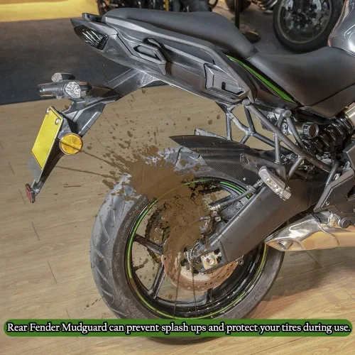 Vista 5 de Guardabarros trasero para motocicleta, protector contra salpicaduras, cubierta de rueda compatible con K-awasaki Versys 650 KLE650 Versys650 KLE 650