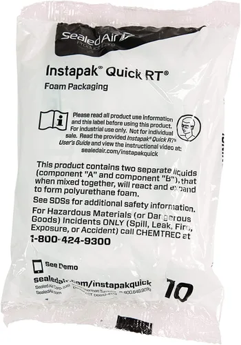 Vista 3 de Instapak Quick RT #10 Solución de embalaje y envío de espuma de amortiguación (15 x 18 pulgadas) 1 paquete