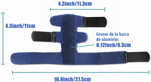 Vista 5 de Sumifun Férula de dedo de gatillo para mano derecha e izquierda, soporte de dedo de mazo para anillo medio índice meñique, para enderezar los dedos