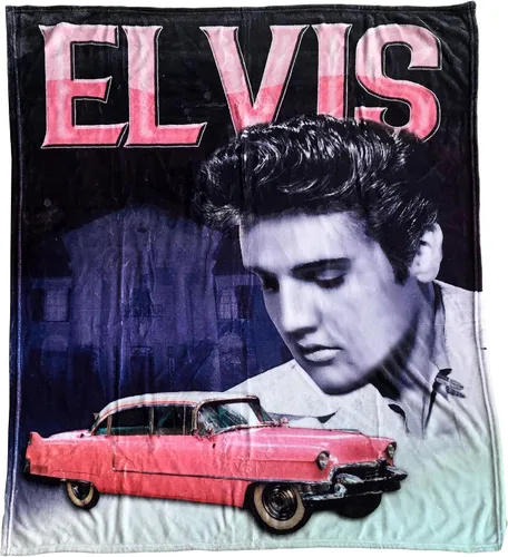Vista 3 de Elvis Presley 1968 Comeback Special - Manta de Forro Polar - Forro Polar Coral Súper Suave - 50" x 60" - Comodidad Lujosa y Tamaño Generoso