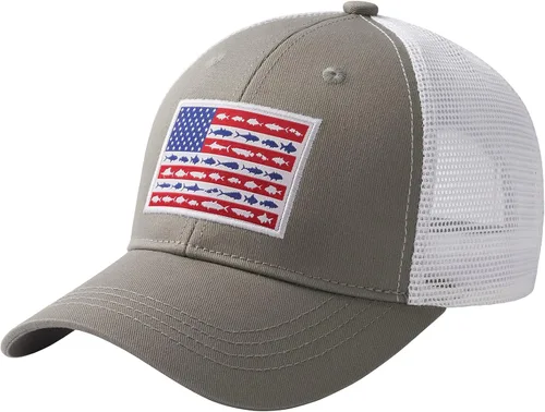 Vista 7 de BASSDASH Altimate Gorro de Pesca con Espalda de Malla para Hombres y Mujeres Gorra de Béisbol Camionero Ajustable