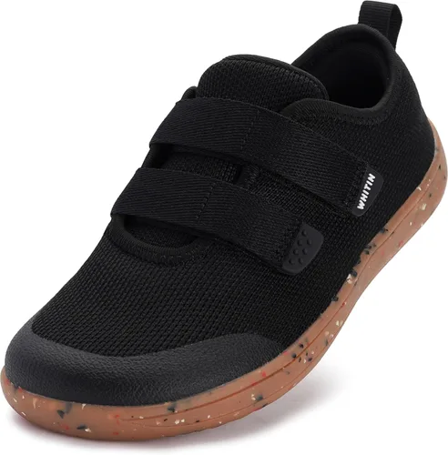 Vista 11 de WHITIN - Zapatos de ir descalzo anchos para niños pequeños Zapatillas minimalistas para niños/niñas Suela Zero-Drop saludable Crecer de manera