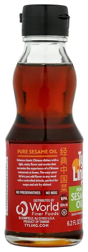 Vista 2 de Ty Ling Aceite de sésamo puro, botella de 6 onzas (paquete de 12)