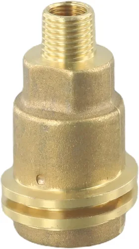 Vista 9 de Adaptador de conector de gas propano de rosca macho de 1/4 de pulgada, latón macizo para QCC1, conexión de línea de gas resistente, para barbacoa al