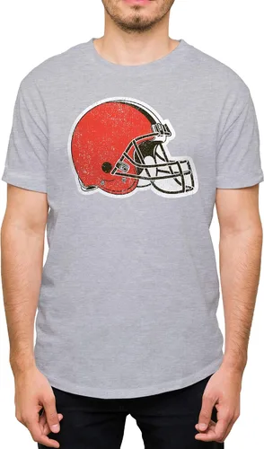 Vista 6 de Hybrid Sports NFL - Distressed Team Logo - Officially Licensed Adult Short Sleeve Fan Tee for Men & Women