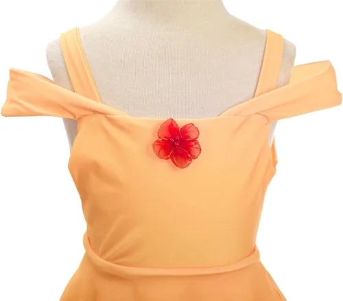 Vista 3 de Lito Angels - Traje de baño con cola de sirena para niñas (3 piezas)