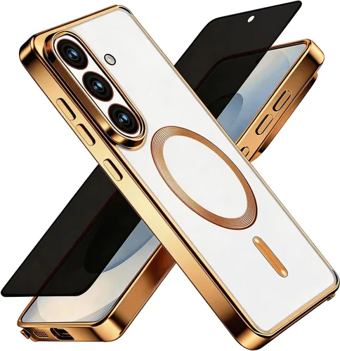 Vista 43 de Misscase Funda MagSafe compatible con iPhone 12 Pro Max con protector de lente de cámara, protección completa, funda magnética transparente