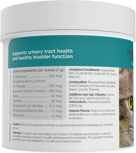 Vista 8 de maxxipaws maxxiUtract Polvo urinario y de vejiga para gatos, D-Manosa, 3.2 oz