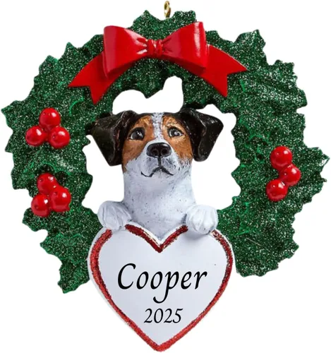 Vista 34 de Adornos personalizados para árbol de Navidad 2025 para mascotas, Chihuahua con corona, recuerdo para los amantes de los perros de los cachorros