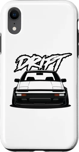 Vista 25 de iPhone 12 Pro Max JDM Drift Anime Manga Car Hachiroku, una funda de carreras para autos de postura 86