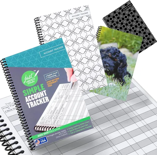 Vista 14 de The Superior Register Cuaderno para el registro de cheques y tarjetas de débito, sencillo cuaderno de control de cuentas y contabilidad financiera