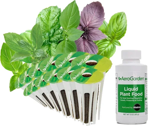 Vista 5 de AeroGarden Kit de Cápsulas de Semillas de Hierbas Italianas Surtidas, 6 Cápsulas