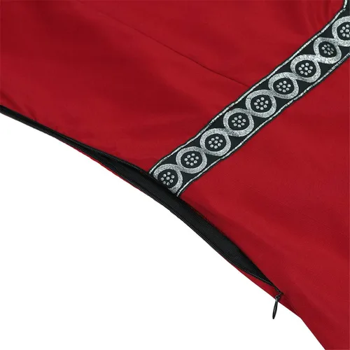 Vista 4 de Lehauya Disfraz renacentista para mujer, vestido irlandés medieval, vestido retro victoriano, vestido largo para cosplay