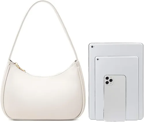 Vista 3 de CYHTWSDJ Bolsos de hombro para mujer, lindo bolso de mano con cierre de cremallera