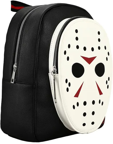 Vista 3 de Friday the 13th Jason Glow In The Dark Mini Mochila, Negro -, Personalizado