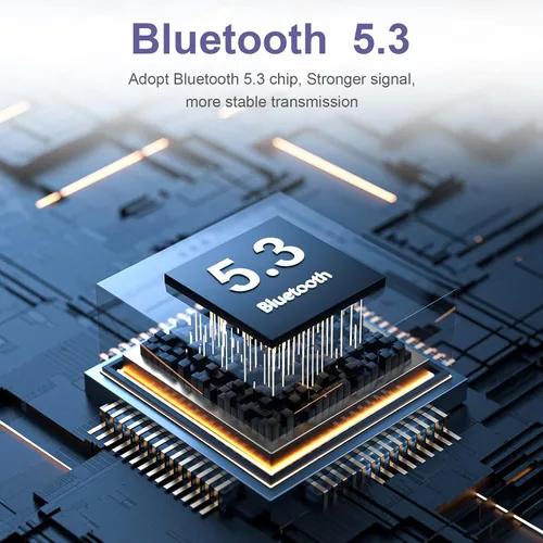 Vista 3 de Adpater Bluetooth auxiliar para coche, transmisor Bluetooth 5.3 receptor con cancelación de ruido, adaptador Bluetooth auxiliar portátil de 0.138