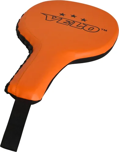 Vista 4 de VELO Taekwondo Kick Pad de cuero de microfibra doble patada duradera almohadillas de golpe Kickboxing Entrenamiento Combate Deportes Karate Target
