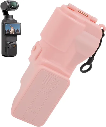 Vista 10 de Gugxiom Funda protectora para Osmo 3 Accesorios, Gimbal de plástico Protector de pantalla Tapa protectora de lente (negro)