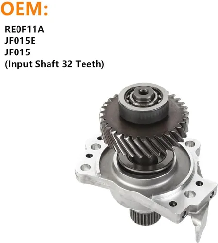 Vista 2 de RE0F11A JF015E CVT JF015 Eje de entrada de transmisión automática 32 dientes con cojinete y conjunto de estator compatible con Nissa-n Almer-a