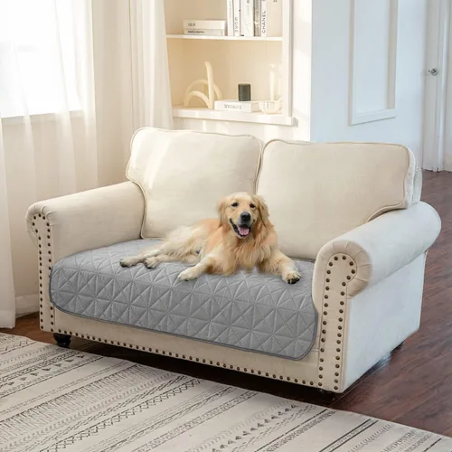 Vista 23 de Ameritex Funda de sofá impermeable para asientos, funda de sofá para perros, funda de sofá para mascotas, funda de terciopelo para silla, sofá