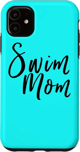 Vista 6 de Funda para iPhone 12 Mini Natación Mamá Divertida Natación Madre Padres