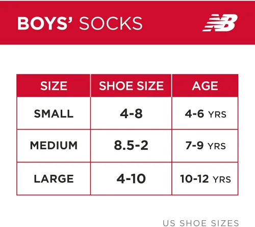 Vista 7 de New Balance Calcetines de corte bajo sin sudor para niños con soporte de arco paquete de 8