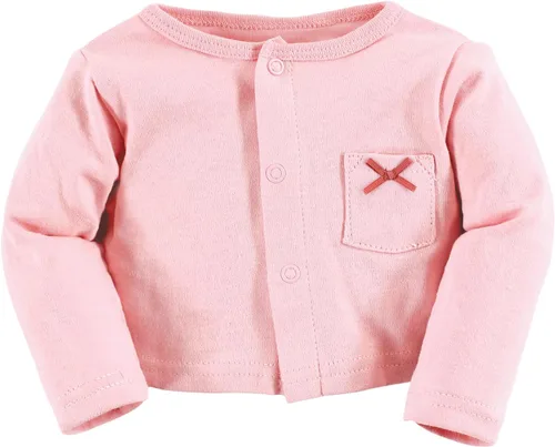 Vista 5 de Hudson Baby - Conjunto de vestido y cárdigan de algodón para niña bebé