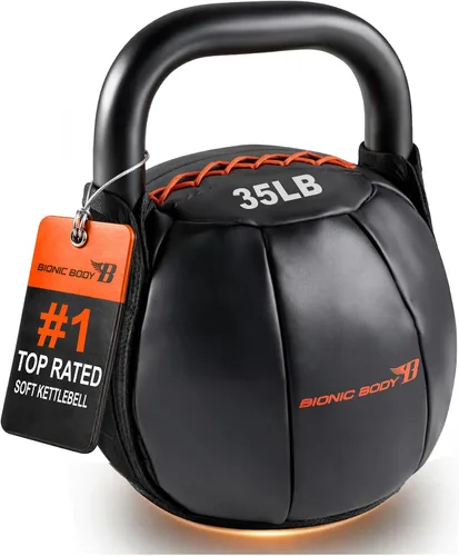 Vista 10 de Bionic Body by Kim Lyons - Pesa rusa suave con asa, peso suave para entrenamiento de fuerza, acondicionamiento, entrenamiento de núcleo y cuerpo