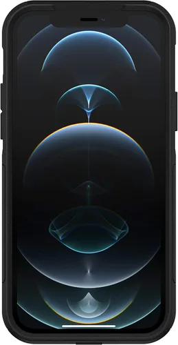 Vista 4 de OtterBox Funda Serie Commuter para iPhone 12 y 12 Pro - Unidad Única, se Envía en Bolsa de Polietileno, Ideal para Clientes de Negocios - Negro