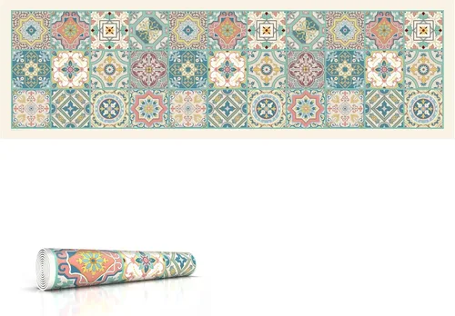 Vista 16 de Salvamanteles resistentes al calor, 32 x 10 pulgadas, protege los muebles y la encimera de platos calientes y arañazos, diseño único de un artista