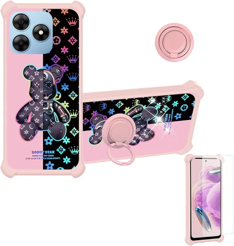 Vista 22 de jioeuinly Funda para Tecno Spark Go 2025 Compatible con Tecno Spark Go 1 / GO 1S / Pop 9 4G Funda de Teléfono Cubierta