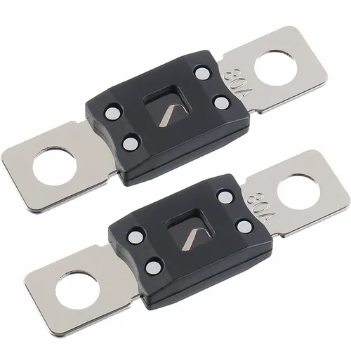 Vista 12 de Fusible de Alta Corriente MEGA 40A - Fusible de Perno de 40 Amperios para Automóviles, Camiones, Vehículos de Construcción, Autobuses, Caravanas