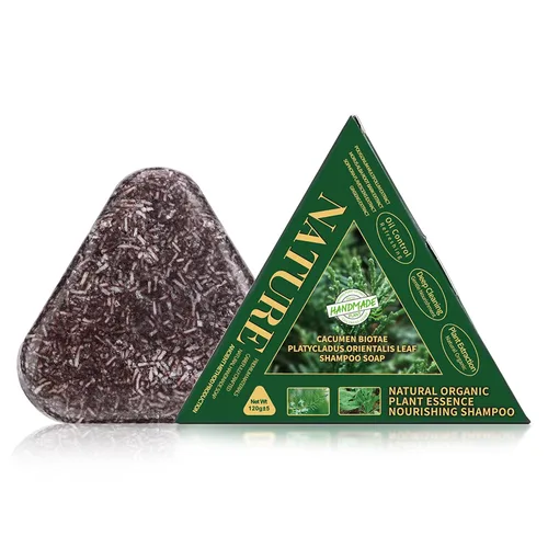 Vista 11 de Barra de champú de carbón de bambú, limpieza profunda, cabello seco hidratante con jabón sólido natural, champú de limpieza hidratante para control